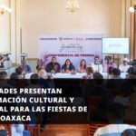 Autoridades presentan programación cultural y artesanal para las Fiestas de Julio en Oaxaca