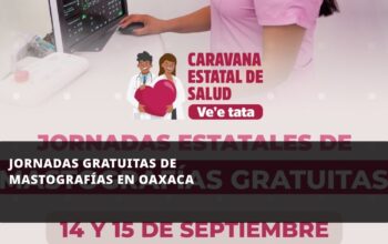 Jornadas gratuitas de mastografías en Oaxaca