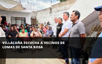 Villacaña escucha a vecinos de Lomas de Santa Rosa