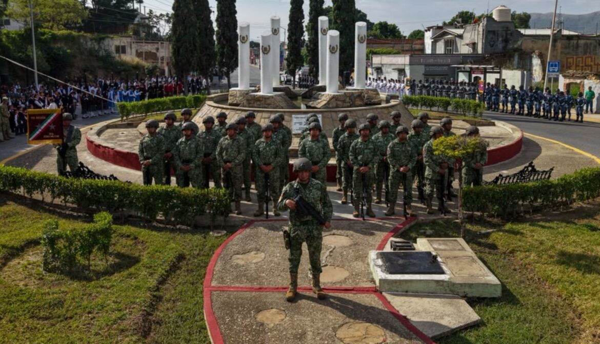 Gobernador Salomón Jara encabeza ceremonia por el CLXXIX aniversario de los Niños Héroes de Chapultepec