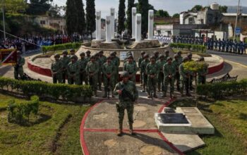 Gobernador Salomón Jara encabeza ceremonia por el CLXXIX aniversario de los Niños Héroes de Chapultepec