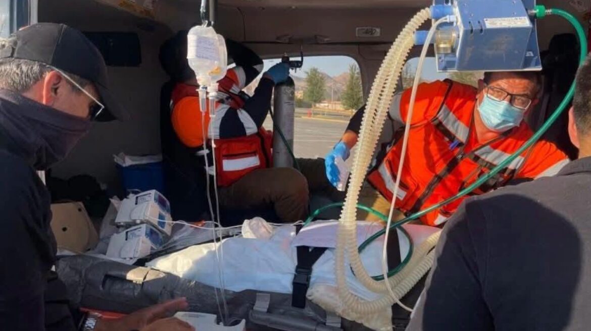 Atacan a balazos helicóptero de la Secretaría de Seguridad Pública de Chihuahua; un agente herido en la cabeza