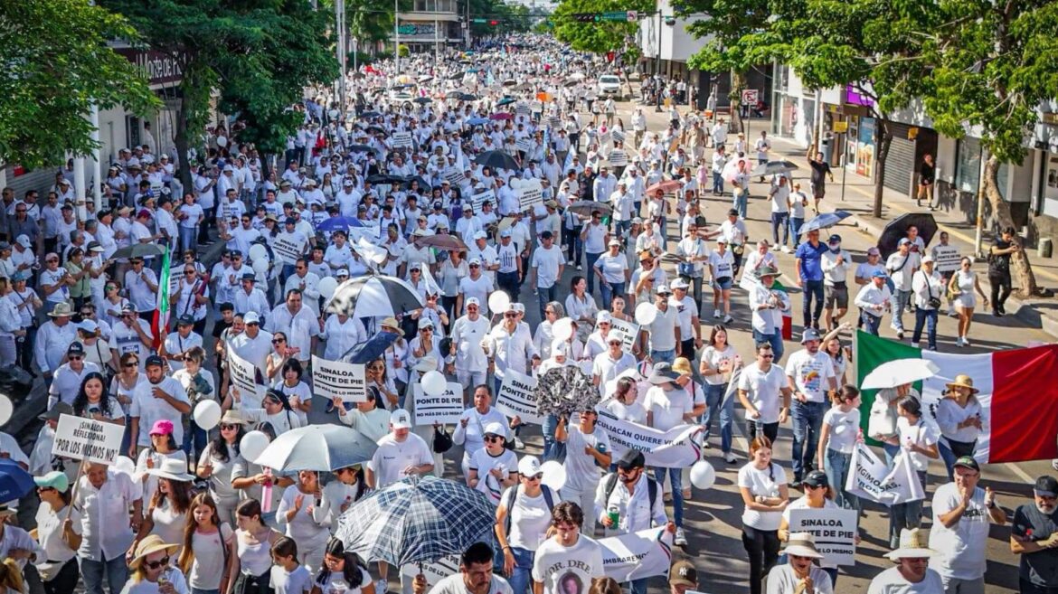 Marchas por la paz en Culiacán ante la intensificación de la violencia por grupos delictivos