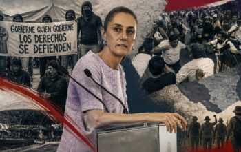 Protestas marcan informe de Sheinbaum en Hidalgo y Oaxaca