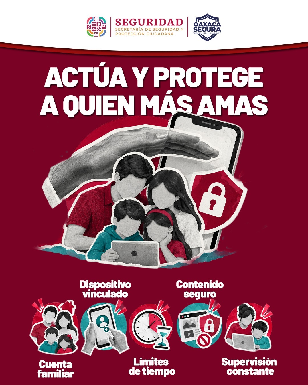 SSPC alerta sobre riesgos digitales y recomienda control parental para proteger a menores