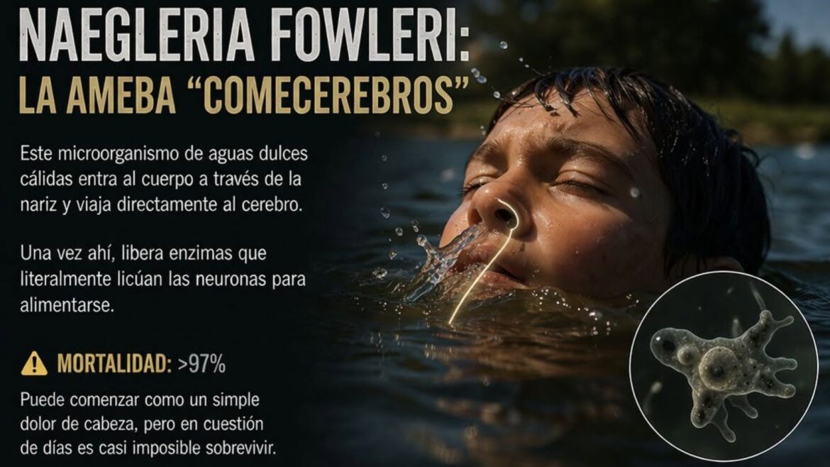 Detectan ameba Naegleria fowleri en lagos artificiales de Mérida tras muerte de instructor