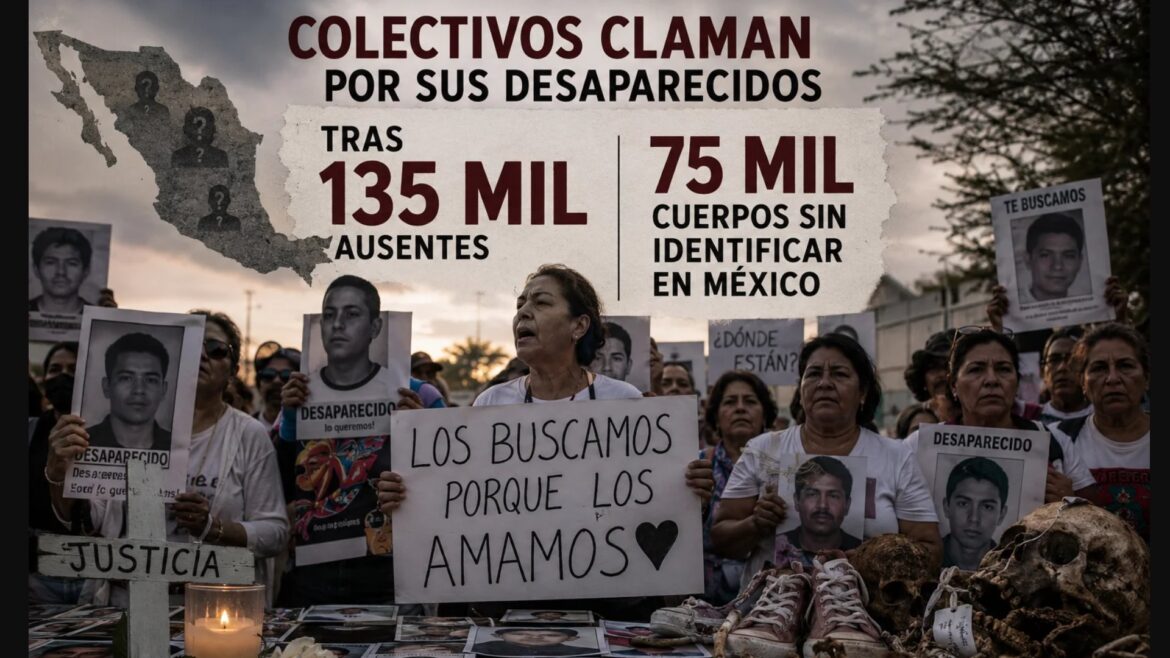 Más de 133 mil personas desaparecidas en México, un desafío que persiste