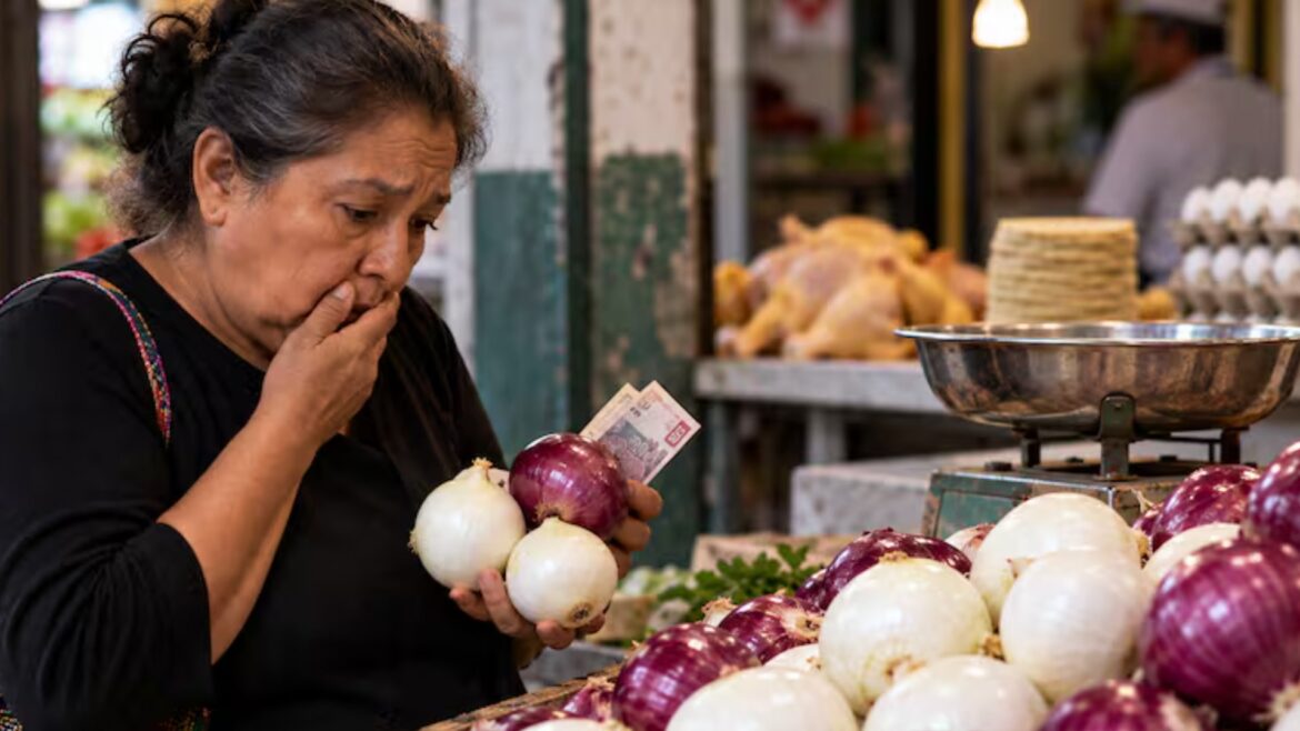 Canasta básica presiona el bolsillo; cebolla alcanza $70.00 por kilo