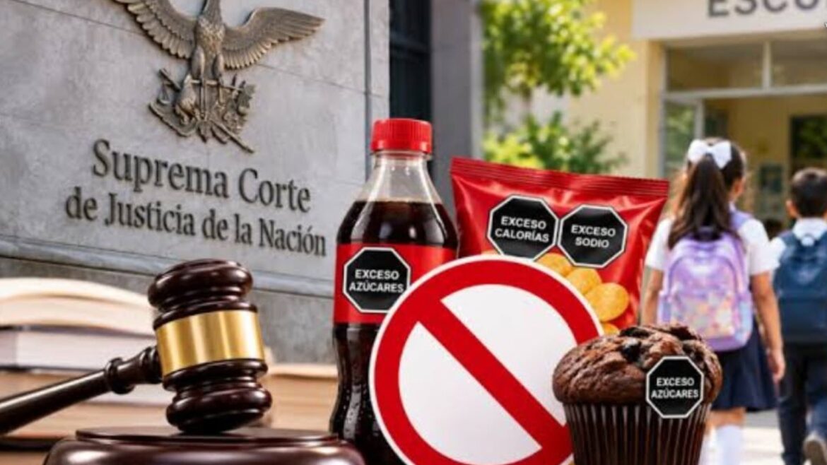 SCJN confirma la prohibición de venta de comida chatarra en escuelas mexicanas